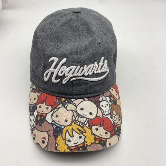 Harry Potter Hogwarts Chibi Character Baseball Cap Bill Adjustable Adult Hat - Picture 1 of 11